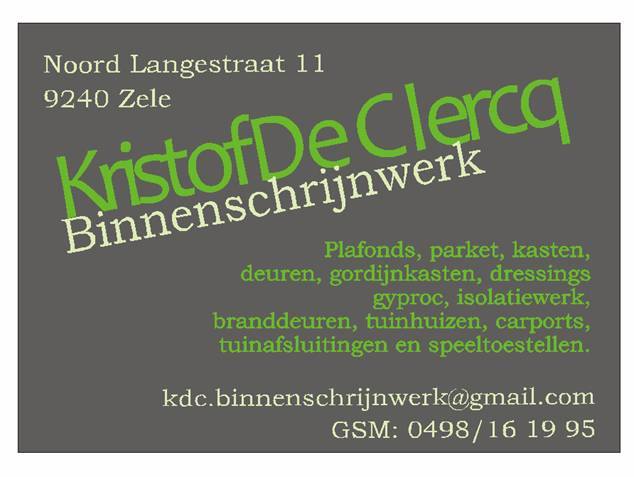 kristof de clercq
